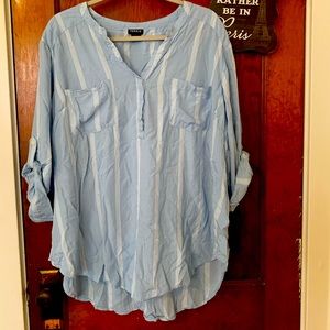 Torrid Harper 3/4 Sleeve Pull Over Style Top